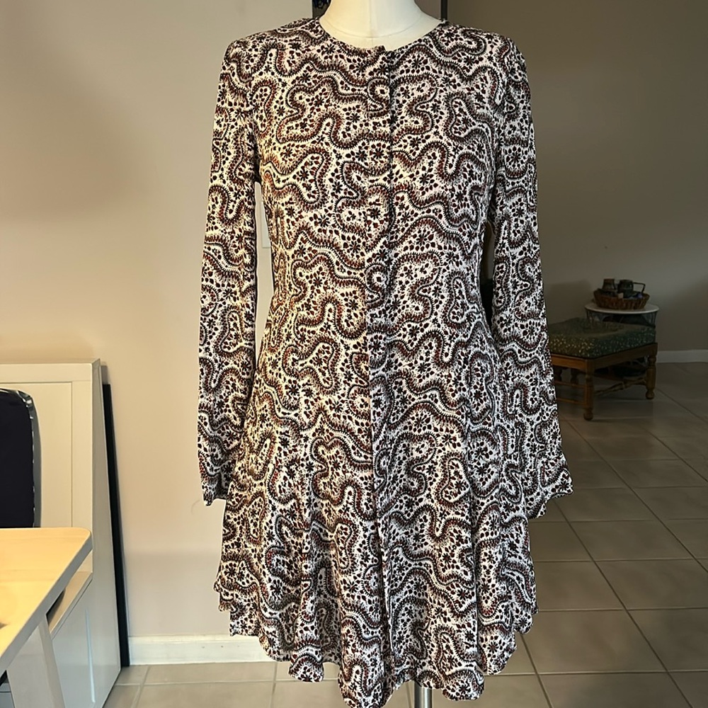 A. L. C. Paisley Silk Mini Dress Perfect layering dress size 6 or M